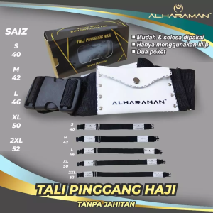 AL-HARAMAN TALI PINGGANG HAJI TANPA JAHITAN